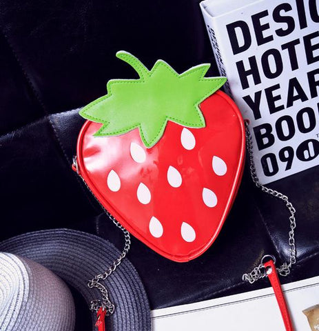 Funny Strawberry Bag