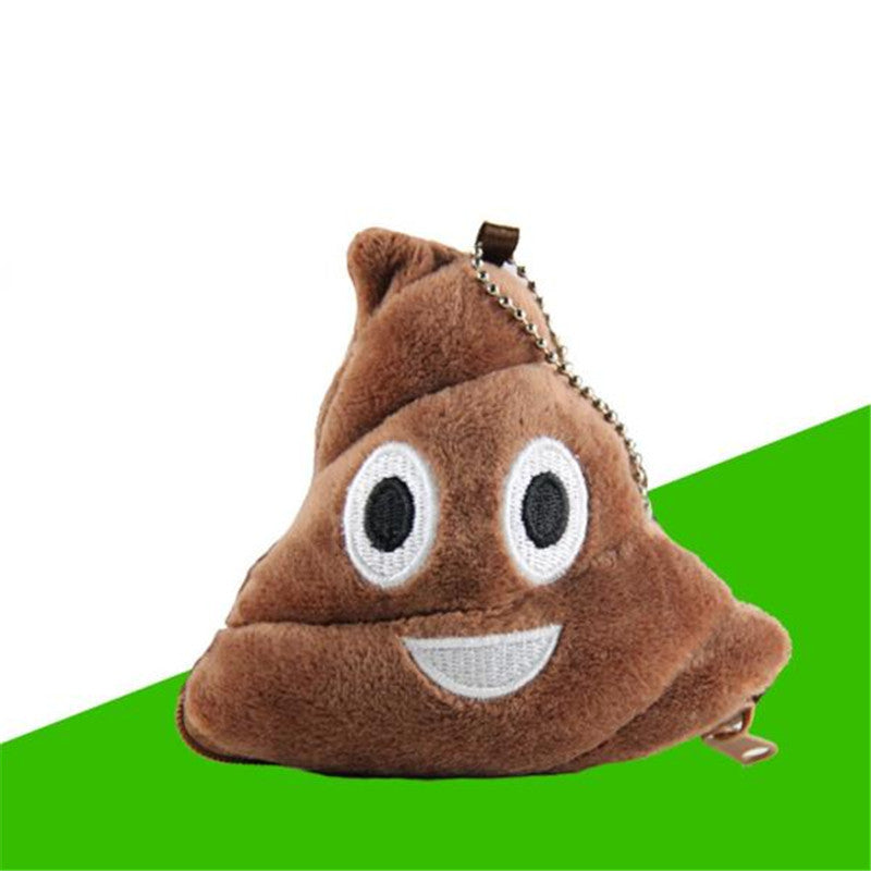 Poopie Emoji Coin Purse