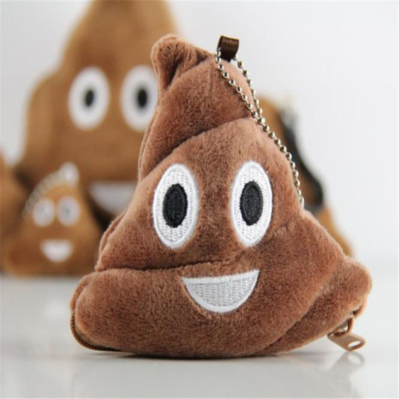 Poopie Emoji Coin Purse