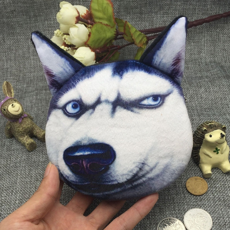 Cute Plush Animal Coin Purse