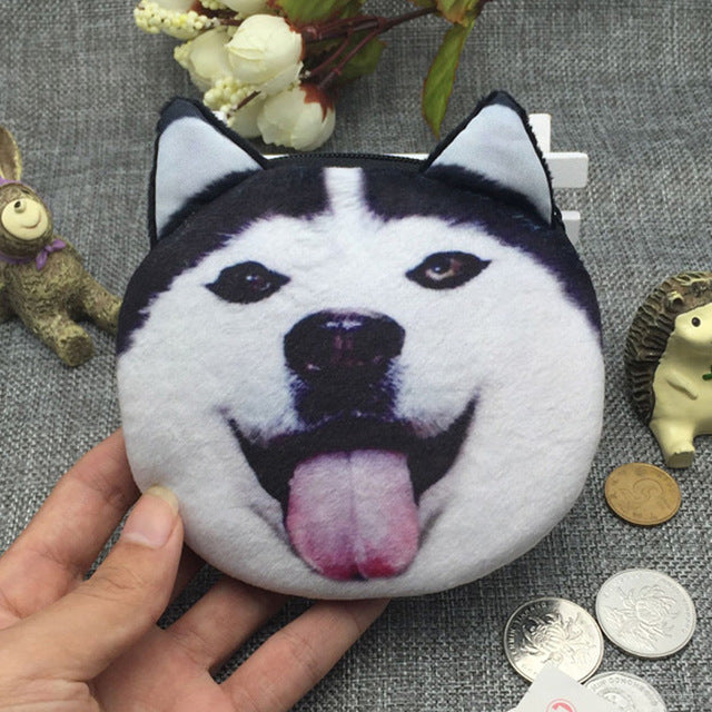 Cute Plush Animal Coin Purse