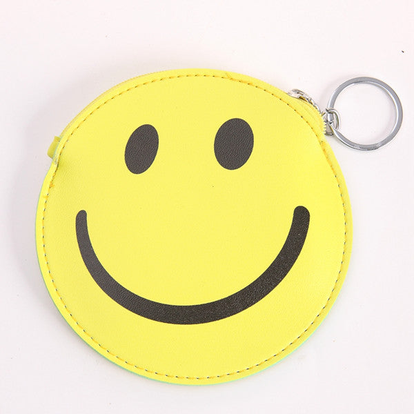 Smile Lipstick Zipper Coin Purse